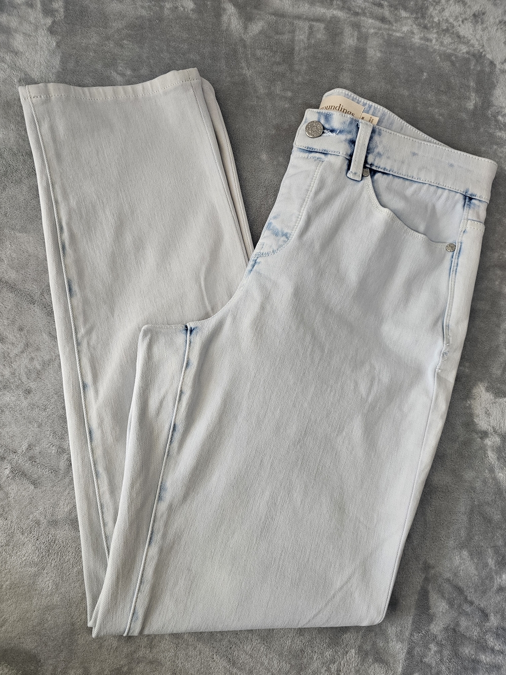 Soft Surroundings‎ Jeans Womens Blue Sunwashed Light Skinny Stretch Casual Sz M